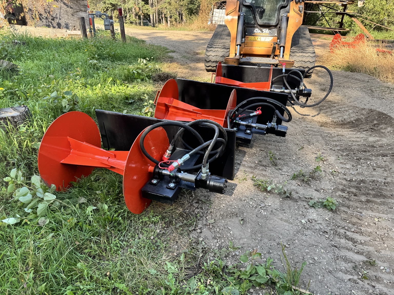 Mischief Metal Works hydraulic wire rollers